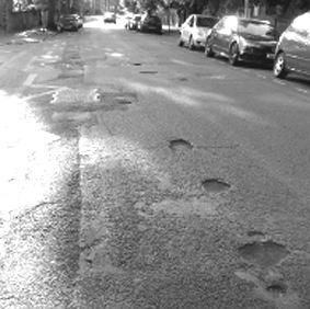 Potholes in Erleigh Road 