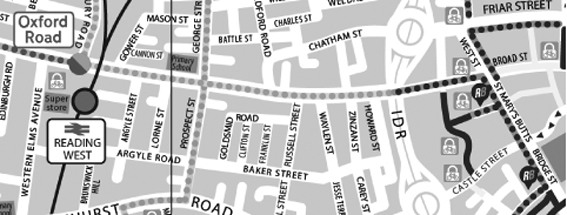 Oxford Road map