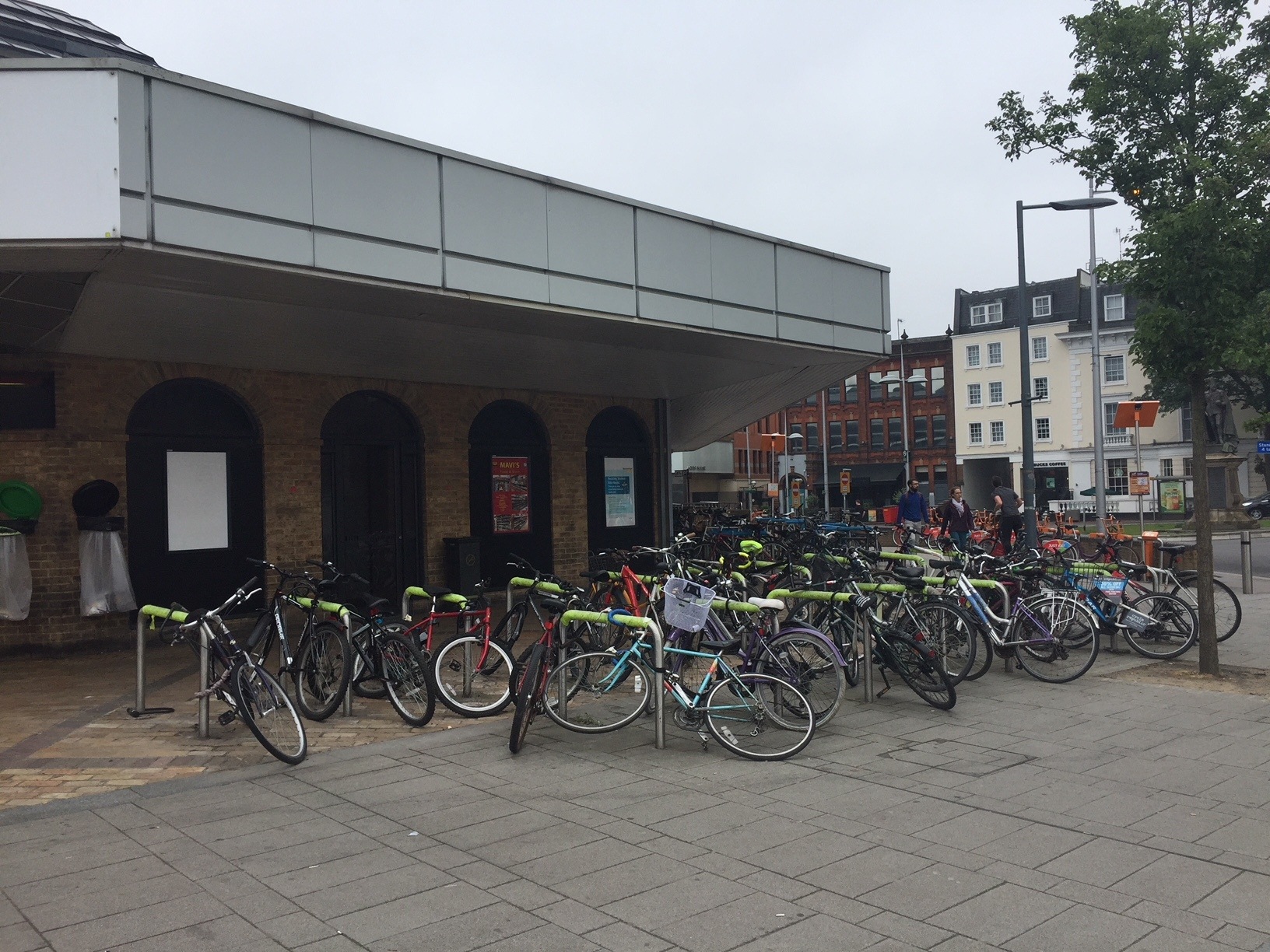 cycle parking station front